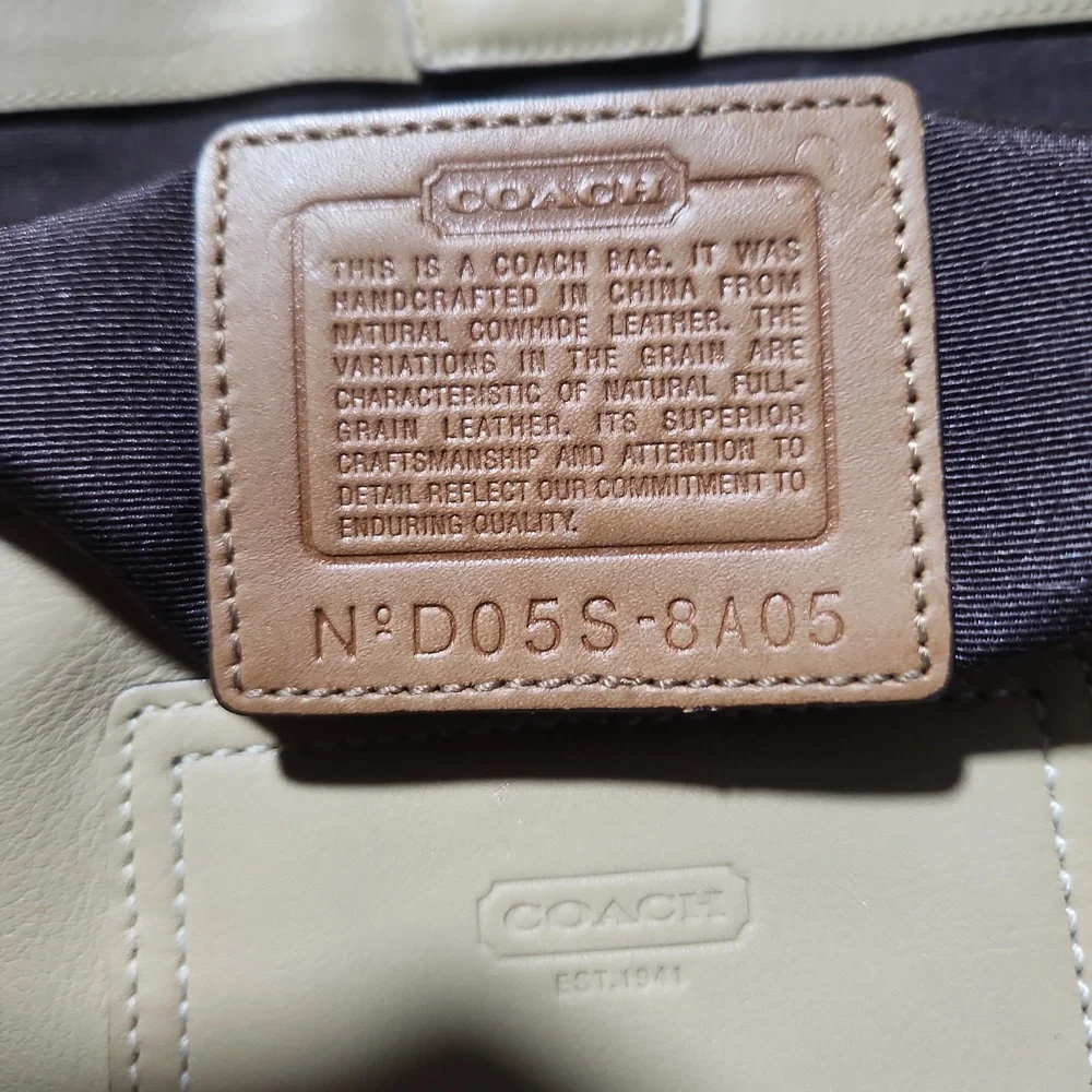 Coach Vintage SOHO Leather Y2K Buckle Flap Shoulder Bag Purse 8A05 - Picture 8 of 10